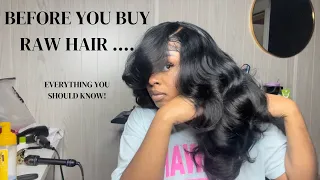 What you SHOULD know BEFORE buying Raw Hair ‼️