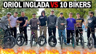 ORIOL INGLADA vs 10 BIKERS ⚔️ BMX Game of BIKE