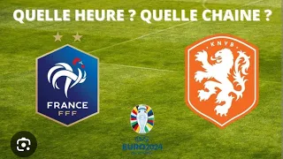 Journer 1 euro 2024 qualification France vs Pays-Bas
