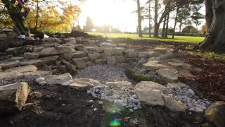 Building a stream / ponds fed by natural spring - Part 1