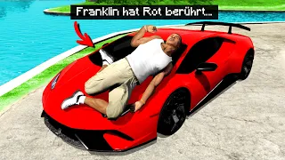 GTA 5 aber ich darf NICHT die FARBE ROT berühren!!