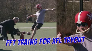 PFT Trains For His XFL Tryout