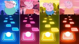 Peppa Pig Team - Daddy Pig - Peppa Pig - George Pig - Mummy Pig | Tiles Hop EDM Rush!