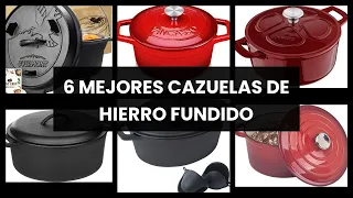 Cazuelas de hierro fundido: 6 mejores cazuelas de hierro fundido