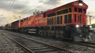 DANGEROUSLY FAST WDG6G The Strongest Diesel Locomotive With Mixed Freight