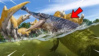 ¡SOBREVIVÍ como DEINOSUCHUS ALFA en un MUNDO JURÁSICO!