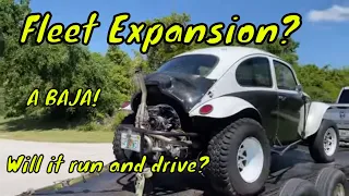 We Rescued a What? Will it run and drive? Abandoned VW Bug Baja! - 1