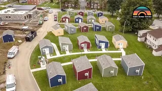 This Tiny Home Community Gives Homeless Veterans A Chance - Working To End Veteran Homelessness