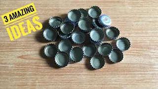 3 Amazing Ideas Using Cold drink Bottle Caps || Best out of waste