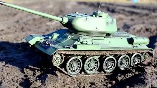 T-34/85 RC Tank Heng-Long Prezentacja
