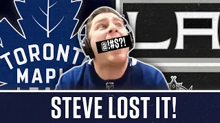 Steve Dangle Reacts To The Leafs Losing Badly To The Kings