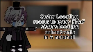 Sister Location reacts to every FNaF sisters location animatronic in A nutshell/Pt: 1/Lazy