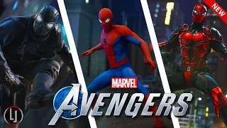 Marvel's Avengers | First Look of Spider-Man DLC 5 Outfits !!! (Classic Suit , MK3 & MORE !!!)