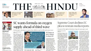 7 May 2021 | The Hindu Newspaper Analysis | Current affairs 2021 #UPSC #IAS #Todays The Hindu