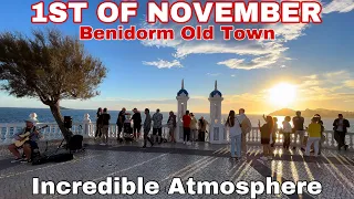 Benidorm 1ST OF NOVEMBER: Incredible Atmosphere in the Old Town! 😃