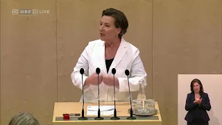 Gabriele Heinisch-Hosek (SPÖ) Nationalratssitzung Sozialhilfegrundsatzgesetz