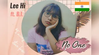 Lee Hi (이 하이) - No One(누구 없소) ft. B.I. Cover by Arpita 🇮🇳 [Kpop Contest India 2020 Audition]