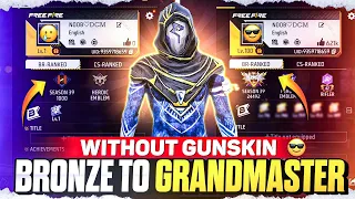 Bronze To Grandmaster ✅ In Level 1 I'd | No Gun Skin Grandmaster Pushing 🔥 | EP-3