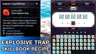 Explosive Trap Skillbook Recipe - Divinity Original Sin 2