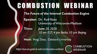 The Future of the Internal Combustion Engine, Speaker: Rolf Reitz