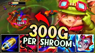 FIRST STRIKE TEEMO IS BROKEN (300g PER SHROOM)