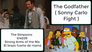 REFERENCE: The GodFather (Sonny Carlo Fight) - The Simpsons S14E09