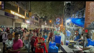 Karol bagh Ajmal khan road market band hote Samay ka nazara .Delhi India