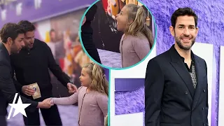 Bradley Cooper’s Daughter Lea Is STARSTRUCK Meeting John Krasinski