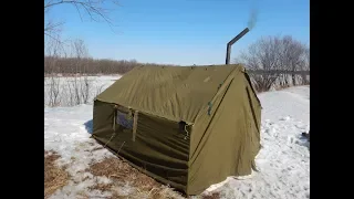 ЗИМНЯЯ ТАЕЖНАЯ ПАЛАТКА | WINTER TAIRE TENT