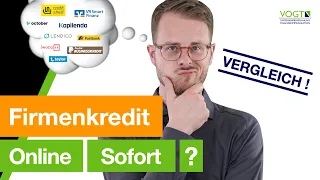 Firmenkredit online und sofort? 9 Anbieter im Vergleich! [2021]