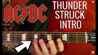 Thunderstruck Intro by AC/DC - Guitar Lesson