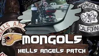 FAKE HELLS ANGELS PATCH STRIPPED OFF BY MONGOLS MC