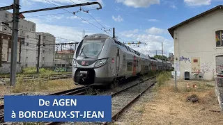 [Cab Ride] [4K] D'Agen à Bordeaux-St-Jean en cabine de la Z56326