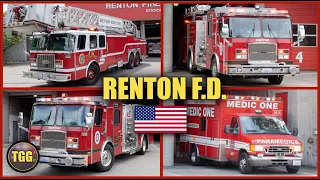 [Renton] Fire Department Engine, Ladder & Medic Responding!