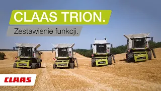 CLAAS TRION. Pasuje do Twojego gospodarstwa. Zestawienie funkcji.