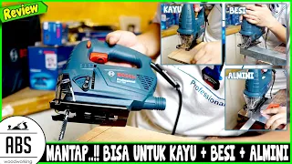 Smooth, Lurus, Powerfull - REVIEW JIG SAW BOSCH GST 700 PROFESSIONAL || Untuk Kayu, Besi & Almini