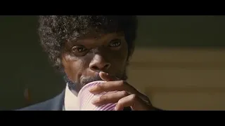 Pulp Fiction but Brett had a full cup of Sprite