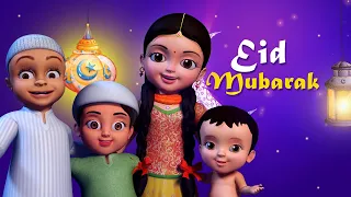 Sab Ko Eid Mubarak Ho | Hindi Rhymes for Children | Infobells