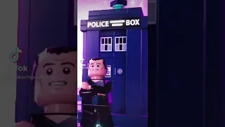 Lego Doctor who the 9th Doctor with the tardis #drwho  #doctorwho   #lego   #tardis