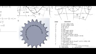 How to design chain sprocket No 40 20z