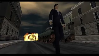 GoldenEye 007 Streets on Secret Agent Walkthrough / Speedrun