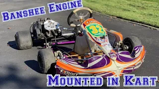 Mounting The Crazy Engine On My Shifter Kart! Part 2