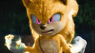 SONIC MOVIE Super Sonic "Gold Mode" Scene 4K