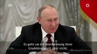 Putins Auslandsgeheimdienstchef Naryschkin hat Todesangst vor seinem irren Chef