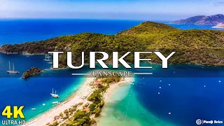 FLYING OVER TURKEY (4K Video UHD) - Peaceful Piano Music With Wonderful Nature Video For Relaxation