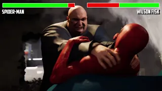 Spider-Man vs. Wilson Fisk with healthbars