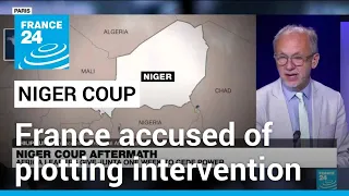 Niger coup leaders accuse France of wanting to 'intervene militarily' • FRANCE 24 English