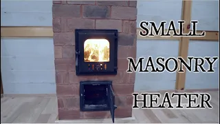 Small Masonry Heater for our timberframe