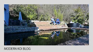 Modern Koi Blog #5169 - Sascha von Genesis präsentiert seinen frisch umgebauten Teich