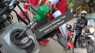 Himalayan BS4 Mileage Test - Full Tank | Royal Enfield | Met one of the subscriber | Bangalore